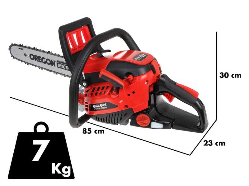 Blue Bird CSP 500 - Tron&ccedil;onneuse de coupe thermique - Lame de 45 cm