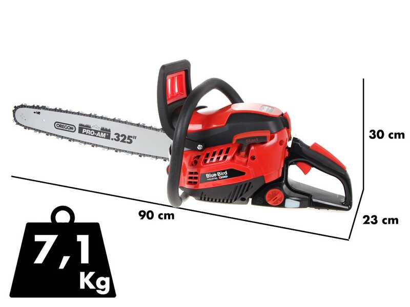 Blue Bird CSP 550 - Tron&ccedil;onneuse de coupe thermique - Lame de 50 cm