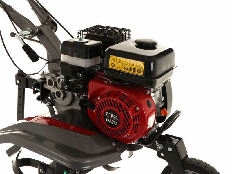 Motobineuse Italian Power RG3.6-75 avec moteur thermique &agrave; essence de 212 cm3 - fraise de 80 cm