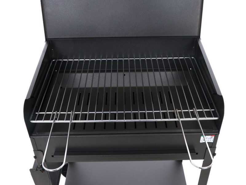 Mille Polifemo Medium - Barbecue &agrave; charbon en fer artisanal - 57,5x37&nbsp;cm