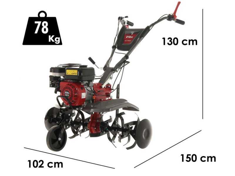 Motobineuse Italian Power RG3.6-100 avec moteur &agrave; essence thermique de 212 cm3 - fraise de 97 cm