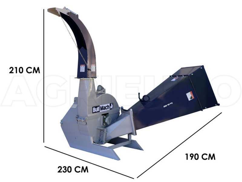 Broyeur sur tracteur BullMach ZEUS 150 PTO - broyeur avec attache 3 points