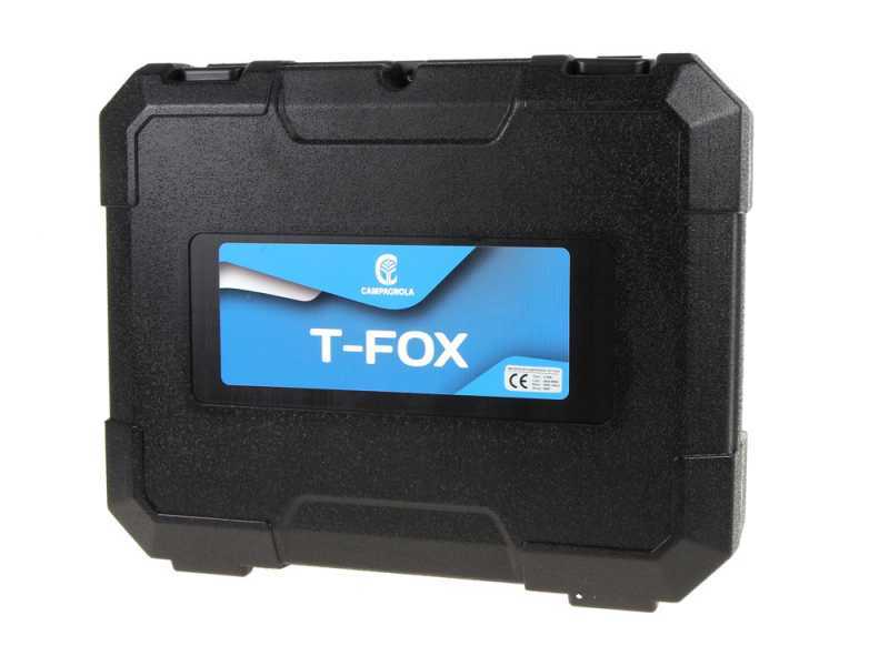 &Eacute;lagueuse manuelle &eacute;lectrique &agrave; batterie Campagnola T-Fox - 2 batteries de 21,6 V - 4 Ah