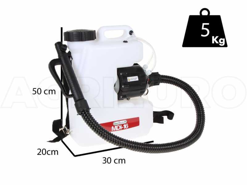 N&eacute;buliseur &agrave; dos pour d&eacute;sinfection Geotech MDI-16