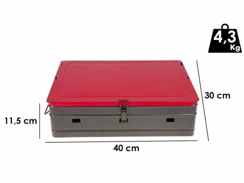 Barbecue valise transportable Pic-Nic en fer - Surface de cuisson 40x28 cm