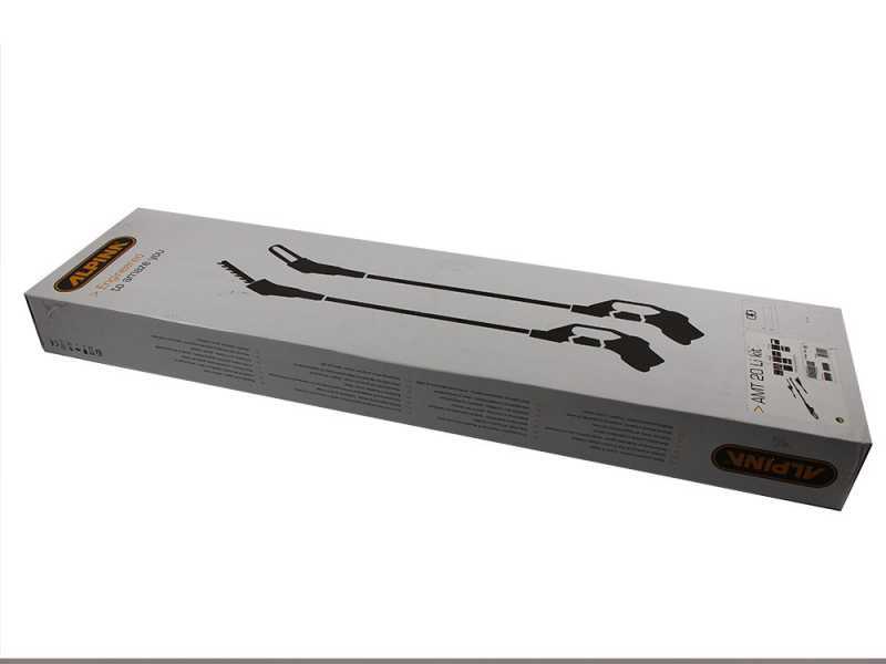 Alpina AMT 20 Li - &Eacute;lagueuse sur perche t&eacute;lescopique &agrave; batterie multifonction - batterie 20V 4Ah