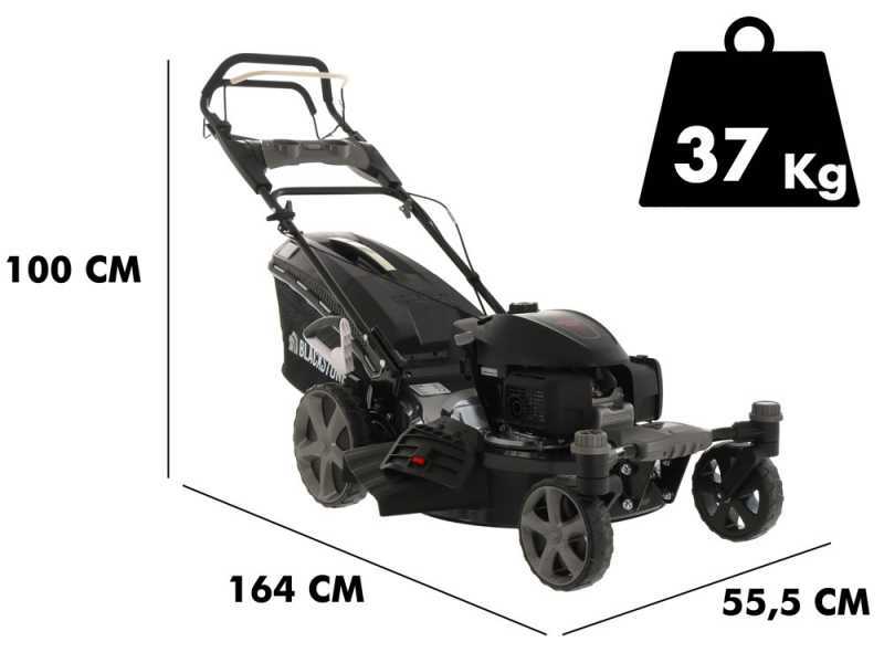 Tondeuse &agrave; gazon Blackstone SP-4X 510 H200 - avec roues pivotantes et moteur HONDA GCV200