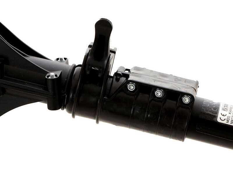 Zanon Albatros AL300 - Peigne vibreur &eacute;lectrique &agrave; batterie au lithium - Perche t&eacute;lescopique 210 - 340cm - 50,4 15.9 Ah