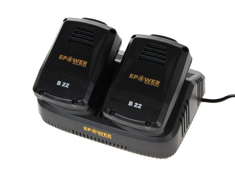 Tondeuse &agrave; gazon &eacute;lectrique sur batterie Alpina AL1 3420 Li  - tondeuse avec bac de ramassage
