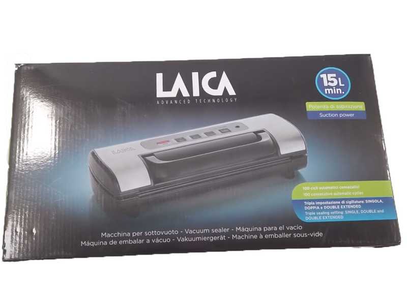 Machine sous-vide compacte automatique Laica VT3217