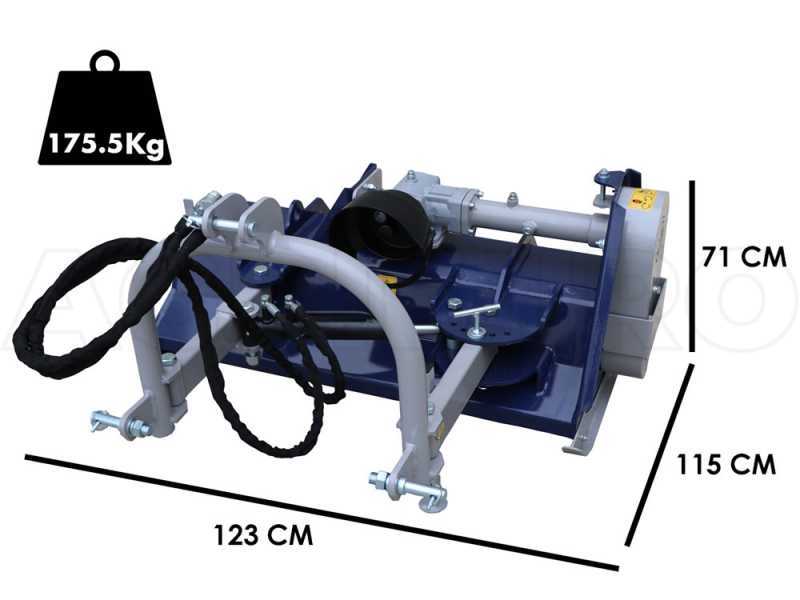 BullMach ERMES 105 SH - Broyeur sur tracteur - S&eacute;rie l&eacute;g&egrave;re - &Agrave; d&eacute;port hydraulique