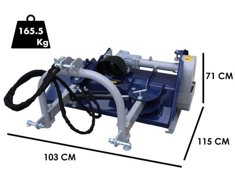 BullMach ERMES 85 SH - Broyeur sur tracteur - S&eacute;rie l&eacute;g&egrave;re - &Agrave; d&eacute;port hydraulique