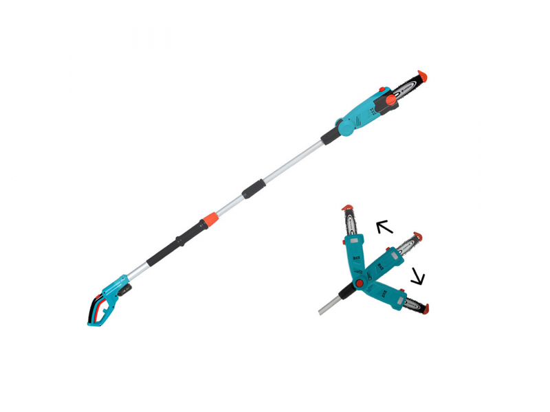 Gardena TCS 20/18V P4A Ready-To-Use Set - Perche d'&eacute;lagage t&eacute;lescopique &agrave; batterie
