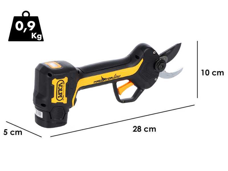 Volpi PV295 - S&eacute;cateur &eacute;lectrique de taille - 2x 14.4V 2.5Ah