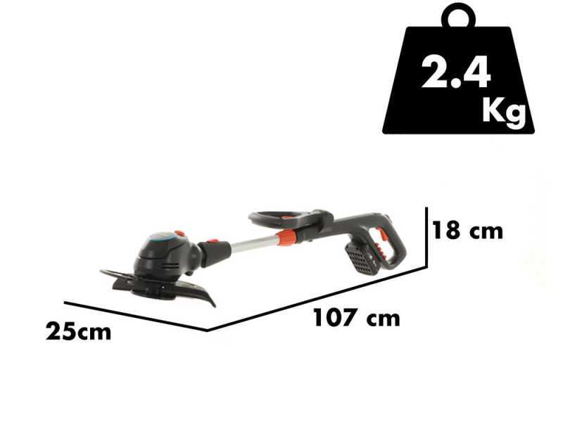 D&eacute;broussailleuse coupe bordures &agrave; batterie - Gardena ComfortCut Li-18/23 - 18V 2.5 Ah