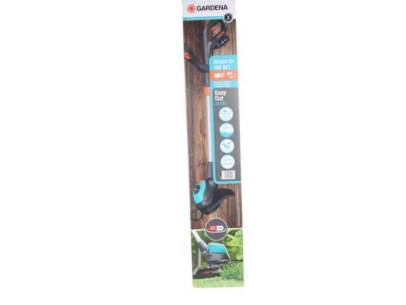 D&eacute;broussailleuse coupe bordures &agrave; batterie - Gardena ComfortCut Li-18/23 - 18V 2.5 Ah