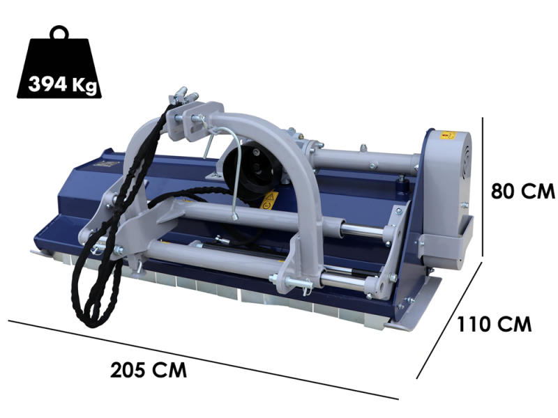 BullMach REA 185 SH - Broyeur sur tracteur - S&eacute;rie m&eacute;dium - &Agrave; d&eacute;port hydraulique