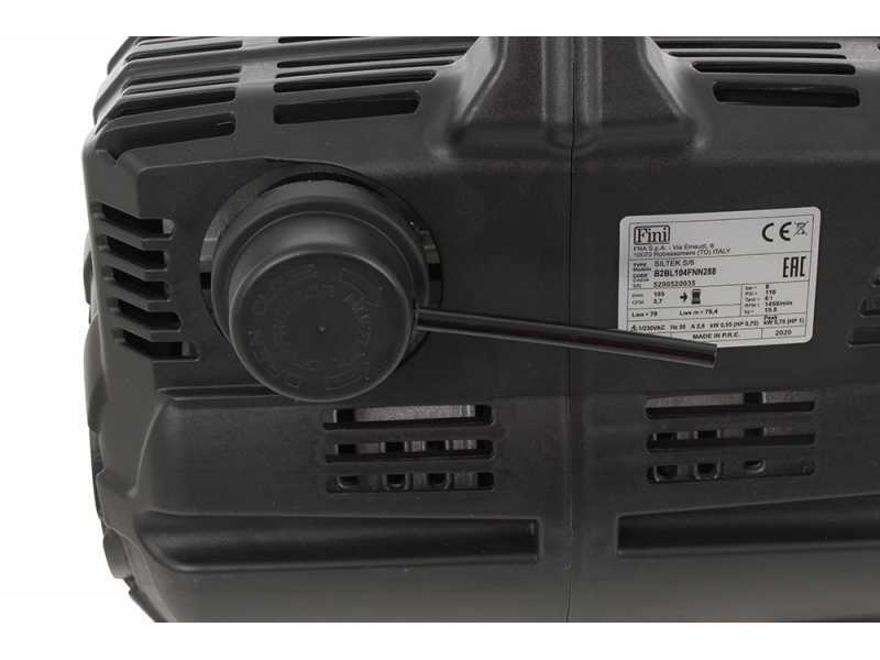 Compresseur &eacute;lectrique compacte portatif Fini SILTEK S/6 - Moteur 1 CV - 8 bars
