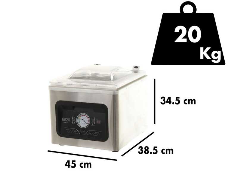 RoyalFood i-VCM 30 - Machine sous-vide &agrave; cloche - Barre de soudure de 28.5 cm 