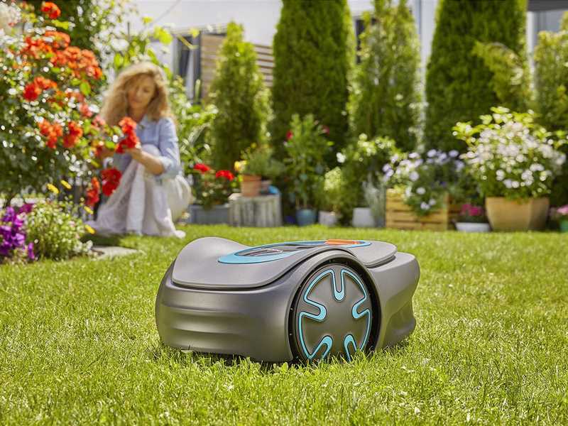 Gardena SILENO minimo 500 - Robot tondeuse avec fil p&eacute;riph&eacute;rique