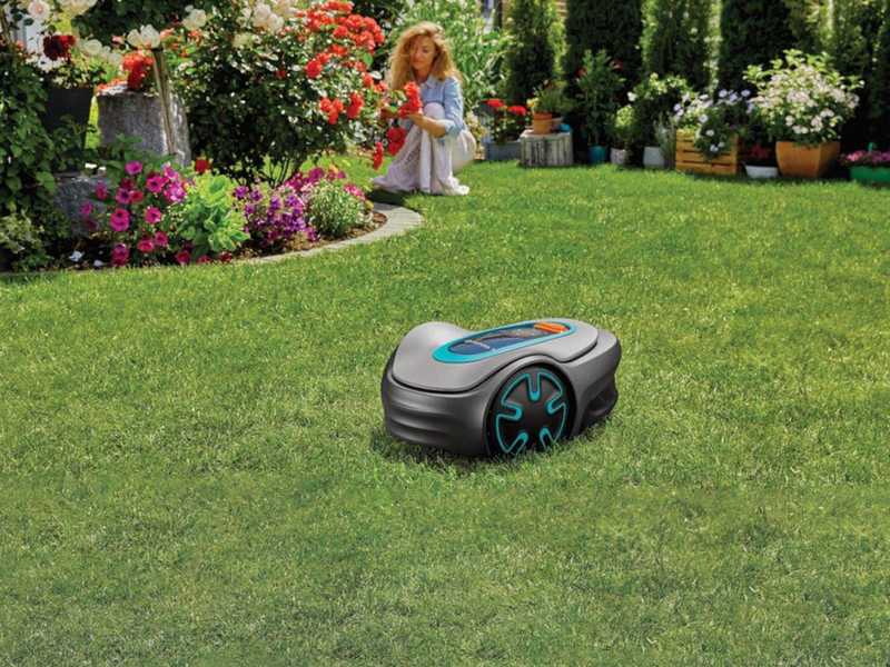 Gardena SILENO minimo 500 - Robot tondeuse avec fil p&eacute;riph&eacute;rique