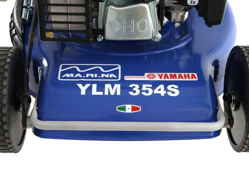 Tondeuse thermique tract&eacute;e Ma.ri.na Systems YLM 354S VV - coupe 52cm - moteur Yamaha MA190 - 4 en 1