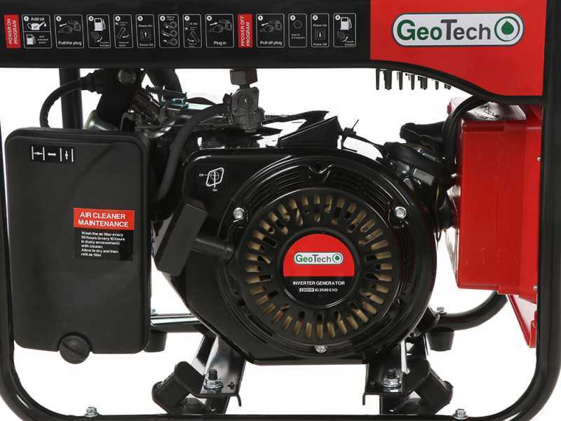 Geotech iG 2500 EVO - Groupe &eacute;lectrog&egrave;ne &agrave; inverter 2.5 kW monophas&eacute; - Moteur 6.5 CV
