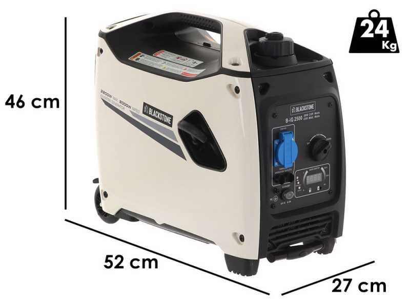 BlackStone B-iG 2500 - Groupe &eacute;lectrog&egrave;ne &agrave; inverter 2.2 kW monophas&eacute; - Version trolley