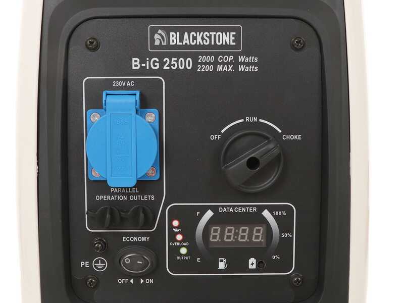 BlackStone B-iG 2500 - Groupe &eacute;lectrog&egrave;ne inverter &agrave; essence version &agrave; roues 2.2 kW - Continue 2 kW monophas&eacute;
