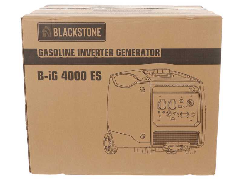 BlackStone B-iG 4000 ES - Groupe &eacute;lectrog&egrave;ne inverter &agrave; essence version &agrave; roues 3.8 kW - Continue 3.5 kW monophas&eacute;