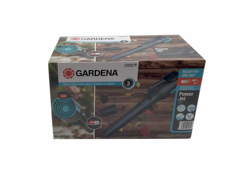 Gardena PowerJet 18V P4A - Souffleur de feuilles &agrave; batterie 18 V 2,5 Ah