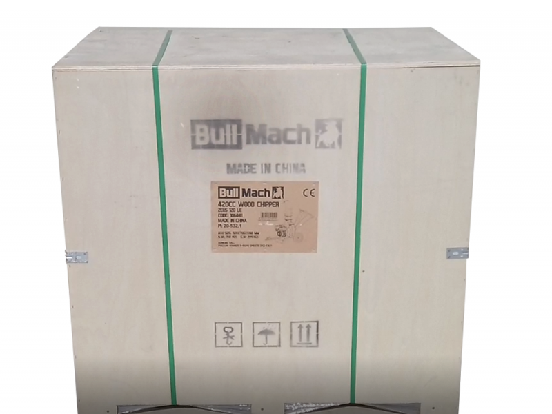 BullMach ZEUS 120 BSE - Broyeur thermique professionnel - Moteur B&amp;S XR2100 13.5CV avec d&eacute;marrage &eacute;lectrique