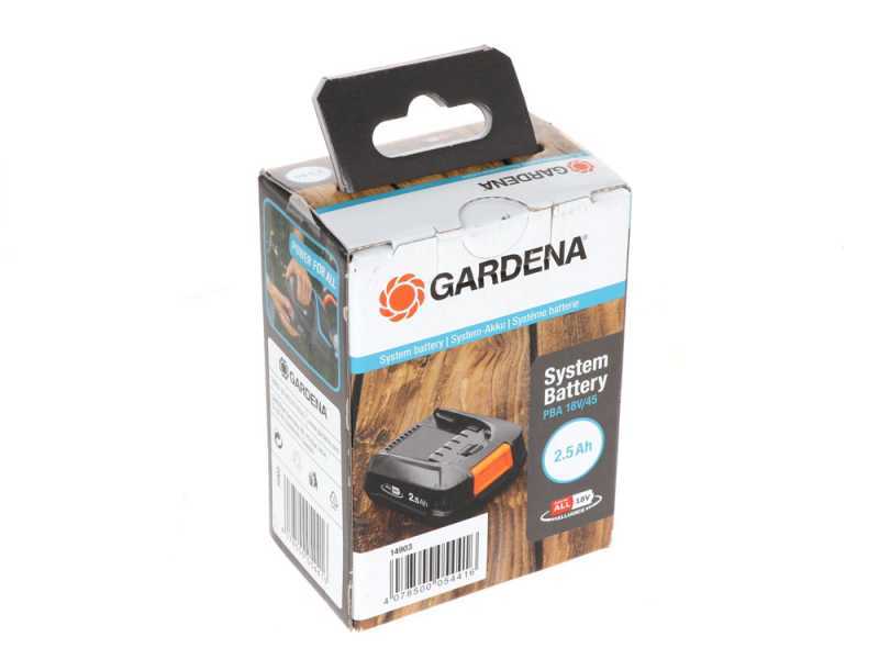 Batterie Gardena P4A PBA 18V/45 de 2,5 Ah
