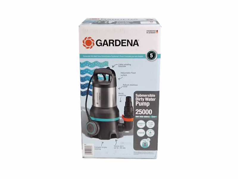 Pompe immerg&eacute;e pour eaux charg&eacute;es Gardena 25000 art. 9046-20 - en acier inox