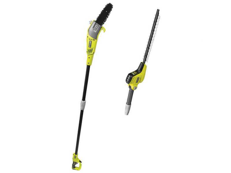 &Eacute;lagueuse-Taille-haie sur perche de rallonge Ryobi RP750450 - Moteur de 750W/450W