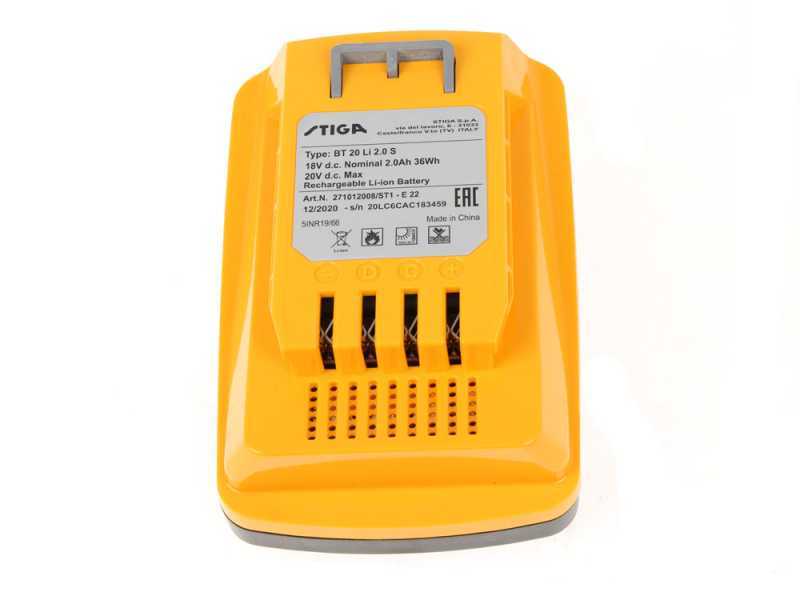 Tondeuse &agrave; gazon &agrave; batterie Stiga Collector 136 AE Kit - 40V 2.0 Ah