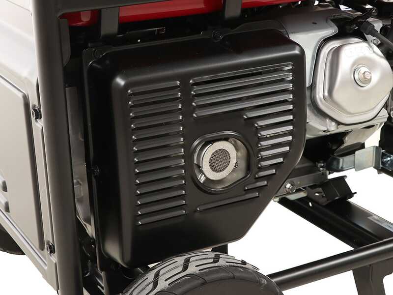 Honda EM 5500CXS - Groupe &eacute;lectrog&egrave;ne sur chariot &agrave; essence avec AVR 5.5 kW - Continu 5 kw Monophas&eacute;