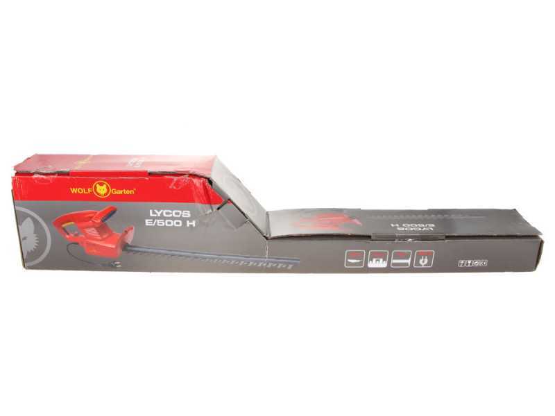 Wolf Garten LYCOS E / 500 H - Taille-haie &eacute;lectrique avec lamier de 55 cm - 500W