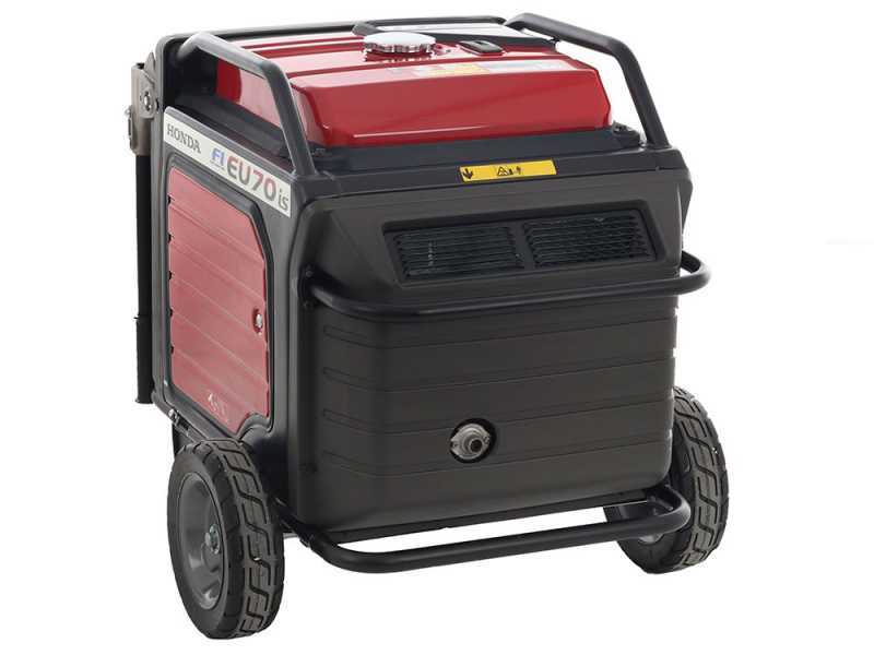 Honda EU70is - Groupe &eacute;lectrog&egrave;ne inverter sur chariot &agrave; essence 7 kW - Continu 5.5 kW Monophas&eacute; + ATS