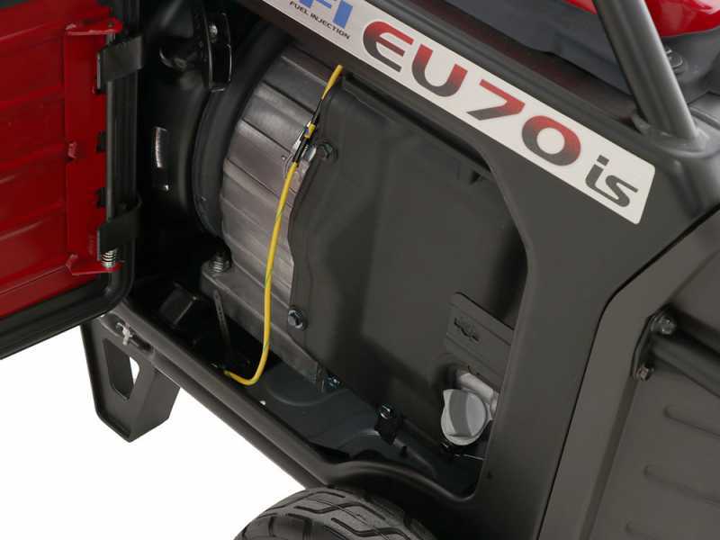 Honda EU70is - Groupe &eacute;lectrog&egrave;ne inverter sur chariot &agrave; essence 7 kW - Continu 5.5 kW Monophas&eacute; + ATS