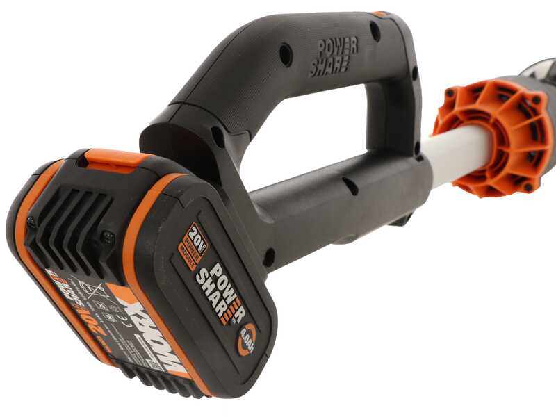 Worx Hyper WG543E - Souffleur de feuilles &agrave; batterie 20V 4Ah + 1 batterie 20V 4Ah offerte