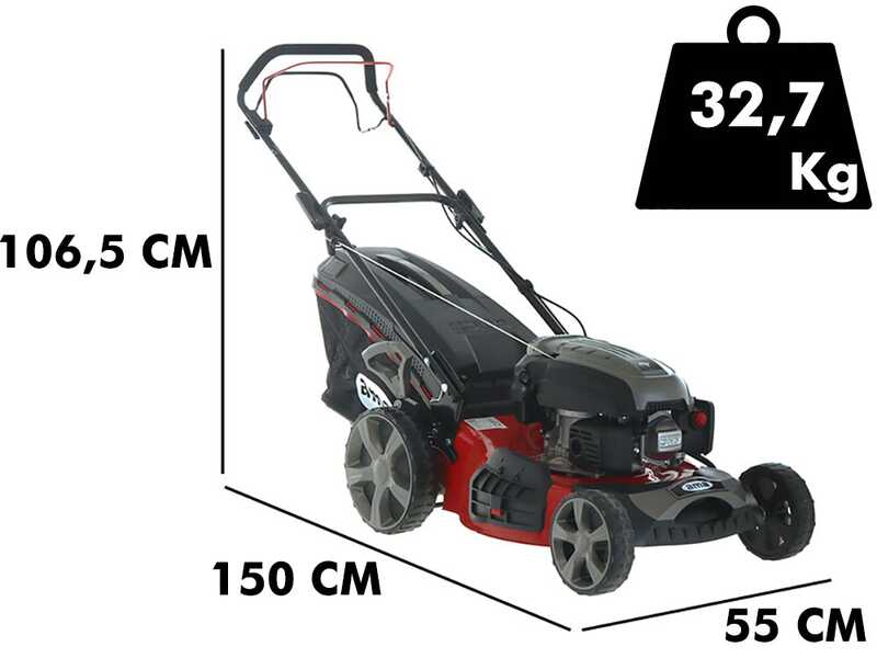 Ama TRX 511 - Tondeuse &agrave; gazon thermique autotract&eacute;e  - 4en1