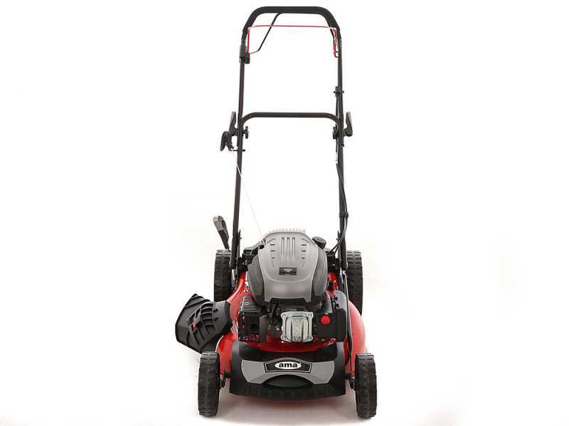 Tondeuse autotract&eacute;e Ama TRX 511  - 4 en 1: Ramassage, mulching, &eacute;jection lat&eacute;rale et post&eacute;rieure