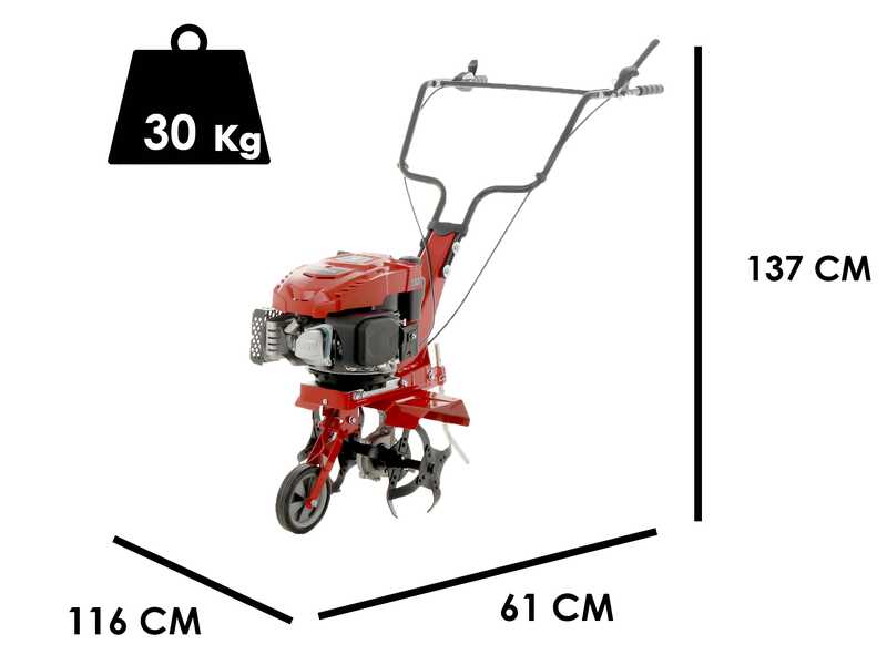 Motobineuse Einhell GC-MT 2536 - 4 temps - 150 cm3