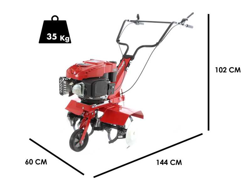 Einhell GC-MT 2560 LD - Motobineuse &agrave; essence 5 CV - moteur 150 cm3