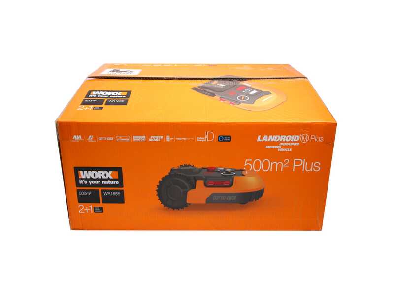 Worx Landroid WR165E - Robot tondeuse avec p&eacute;rim&egrave;tre - Batterie 20V et 2Ah - M500 2.0