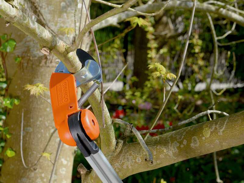 Bahco ATP 230-410 - &Eacute;chenilloir d'&eacute;lagage professionnel - perche t&eacute;lescopique de 230-410&nbsp;cm - &Oslash;&nbsp;32&nbsp;mm - &eacute;chenilloir