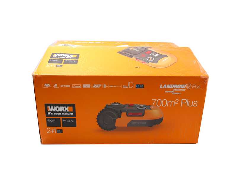 Worx Landroid WR167E - Robot tondeuse avec p&eacute;rim&egrave;tre - Batterie 20V et 4Ah - M700 2.0