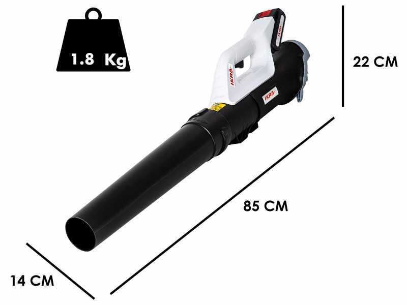 IKRA ICB 20 - Souffleur de feuilles &agrave; batterie 20 V 2 Ah 