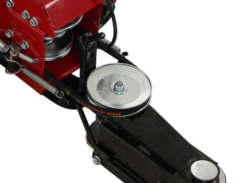 Motofaucheuse bilame Eurosystems M210 autotract&eacute;e thermique &agrave; moteur essence Loncin 139 cc